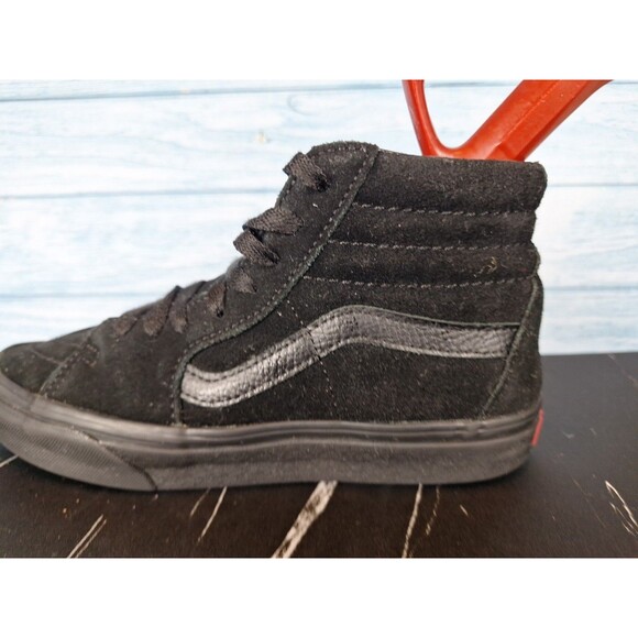 Vans SK8-Hi Black Suede Canvas High Top Skate Shoes M 5 W 6.5